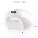 Cabine UV/LED NailGlow Pro™ 48W com Sensor e Timer Digital