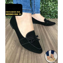 Sapatilha Feminina Rasteira Bico Fino Casual Social
