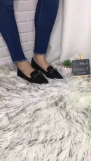 Sapatilha Feminina Rasteira Bico Fino Casual Social
