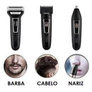 Aparador Multifuncional TrimForce Elite 3 em 1™ para Barba, Cabelo e Pelos
