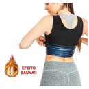 Camiseta Térmica Feminina Regata em Neoprene para Academia
