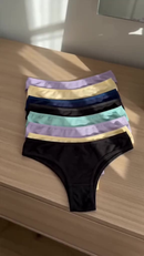 Kit 5 ou 10 Calcinhas Femininas 95% Algodão — Conforto para o Dia a Dia
