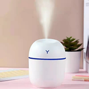 PureMist Air™ Mini Umidificador Ultrassônico USB 200ml Portátil para Quarto, Escritório e Home Office