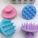 Escova de Silicone para Couro Cabeludo — Massageadora para Lavagem dos Cabelos