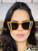 Óculos de Sol Feminino Moderno UV400 Estiloso para Praia e Dia a Dia
