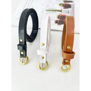 Kit 3 Cintos Femininos TrioStyle™ Finos com Fivela Dourada