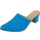 Scarpin Mule Feminino Salto Grosso 5cm Bico Fino Elegante