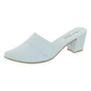 Scarpin Mule Feminino Salto Grosso 5cm Bico Fino Elegante
