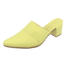 Scarpin Mule Feminino Salto Grosso 5cm Bico Fino Elegante