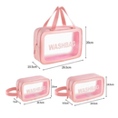 Kit 3 Necessaires Organizadoras BellaCase Trio™ para Maquiagem e Viagem