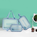 Kit 3 Necessaires Organizadoras BellaCase Trio™ para Maquiagem e Viagem