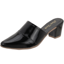 Scarpin Mule Feminino Salto Grosso 5cm Bico Fino Elegante