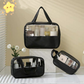 Kit 3 Necessaires Organizadoras BellaCase Trio™ para Maquiagem e Viagem