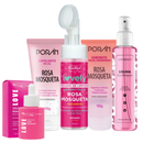 Kit Skincare Rosa Mosqueta Completo — Limpeza e Cuidados Faciais