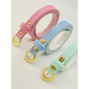 Kit 3 Cintos Femininos TrioStyle™ Finos com Fivela Dourada