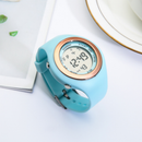 Relógio Feminino Digital com LED, Alarme e Cronômetro