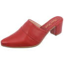 Scarpin Mule Feminino Salto Grosso 5cm Bico Fino Elegante