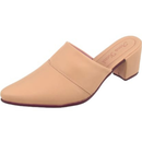 Scarpin Mule Feminino Salto Grosso 5cm Bico Fino Elegante