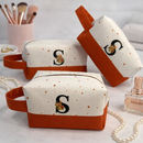 Necessaire Box Personalizada com Inicial – Porta Maquiagem e Organizador Feminino