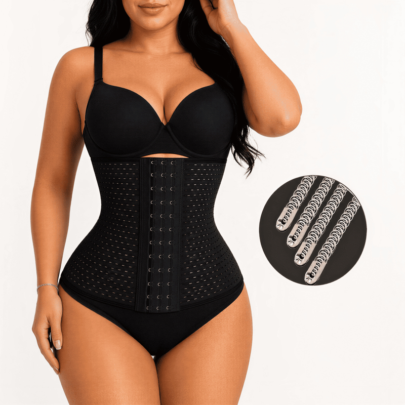Cinta Abdominal Feminina Modeladora Ajustável com 4 Barbatanas