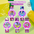 Relógio Feminino Digital com LED, Alarme e Cronômetro