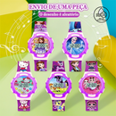 Relógio Feminino Digital com LED, Alarme e Cronômetro
