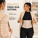 Cinta Abdominal Feminina Modeladora Ajustável com 4 Barbatanas