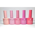 Kit Esmaltes em Gel ColorNails Pro™ 5 Cores 12ml para Cabine UV/LED