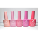 Kit Esmaltes em Gel ColorNails Pro™ 5 Cores 12ml para Cabine UV/LED