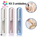 Kit 3 Mini Porta-Perfumes Recarregáveis 5ml — Spray Portátil