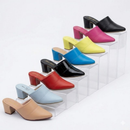 Scarpin Mule Feminino Salto Grosso 5cm Bico Fino Elegante
