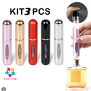 Kit 3 Mini Porta-Perfumes Recarregáveis 5ml — Spray Portátil