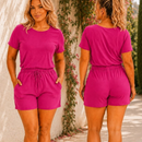Conjunto Feminino Aurora Blusa + Short com Bolso