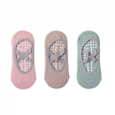 Kit 3 Meias Pilates e Yoga Antiderrapantes Femininas