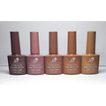 Kit Esmaltes em Gel ColorNails Pro™ 5 Cores 12ml para Cabine UV/LED