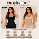 Cinta Abdominal Feminina Modeladora Ajustável com 4 Barbatanas