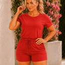 Conjunto Feminino Aurora Blusa + Short com Bolso