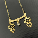 Colar Feminino Amor de Mãe FamilyLove™ com Pingentes de Filhos