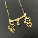 Colar Feminino Amor de Mãe FamilyLove™ com Pingentes de Filhos