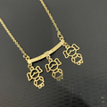 Colar Feminino Amor de Mãe FamilyLove™ com Pingentes de Filhos