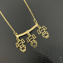 Colar Feminino Amor de Mãe FamilyLove™ com Pingentes de Filhos