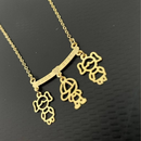 Colar Feminino Amor de Mãe FamilyLove™ com Pingentes de Filhos