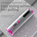Modelador de Cabelo Automático Sem Fio com Bateria Recarregável e Display LED
