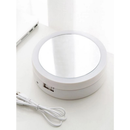 Espelho de Mesa com LED Dupla Face e Aumento 10X – Dobrável
