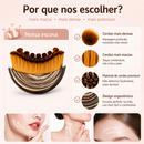 FaceContour Brush™ Escova Facial Massageadora Ergonômica para Skincare e Contorno Facial