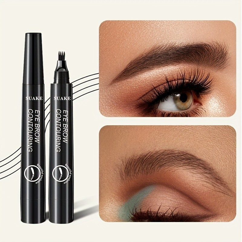 Caneta para Sobrancelhas com Ponta Multi-Hastes Acabamento Natural

