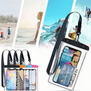 Capa Impermeável para Celular com Cordão – Proteção para Praia, Piscina e Viagens