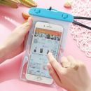 Capa Impermeável para Celular com Cordão – Proteção para Praia, Piscina e Viagens