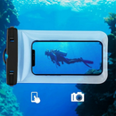 Capa Impermeável para Celular com Cordão – Proteção para Praia, Piscina e Viagens