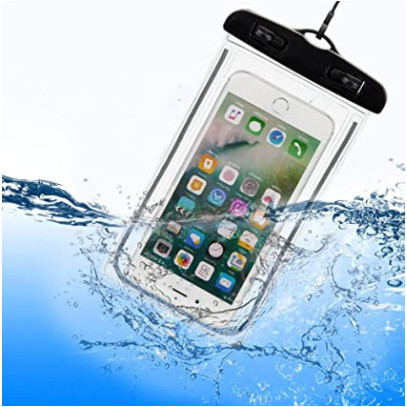 Capa Impermeável para Celular com Cordão – Proteção para Praia, Piscina e Viagens